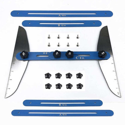 Stair Treads Gauge Template Tool