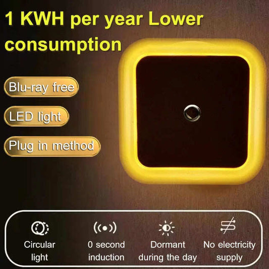Buy Free Get 1 Free LED Smart Light Control Sensor Energy-saving Lamp