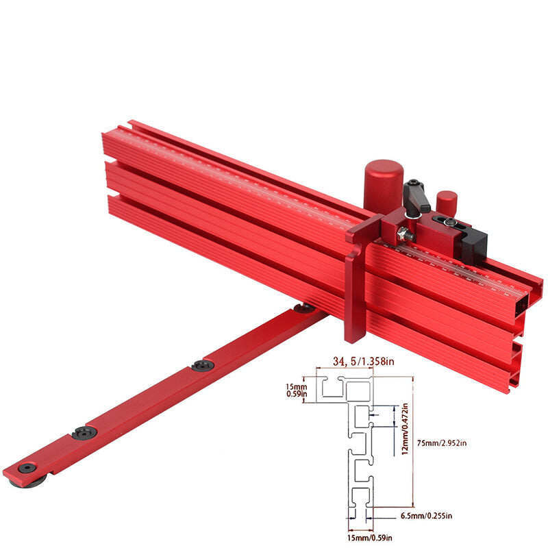 Precision Aluminum Beveled Baffle Plates—Quick Adjustment, Precise Guidance. Save Time, Materials, and Effort