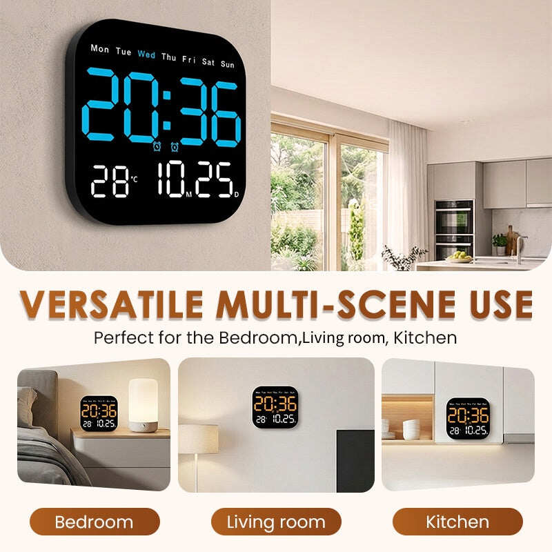Multifunctional Digital Alarm Clock for Home & Office