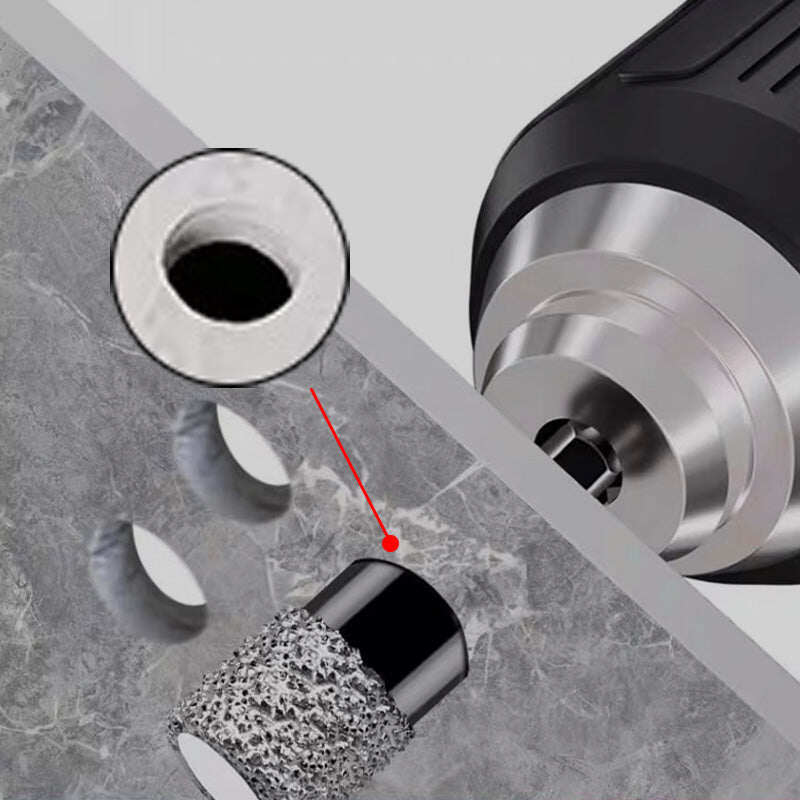 Hex Shank Drill Bits for Marble/Tile/Stone [Full Set]