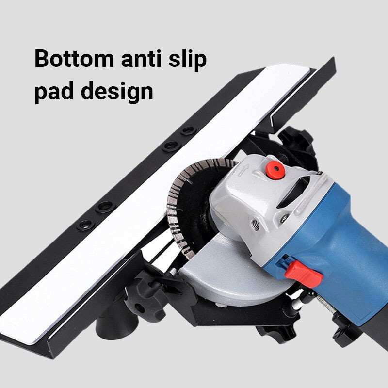 Angle Grinder Stand for 45° Chamfer Cutting