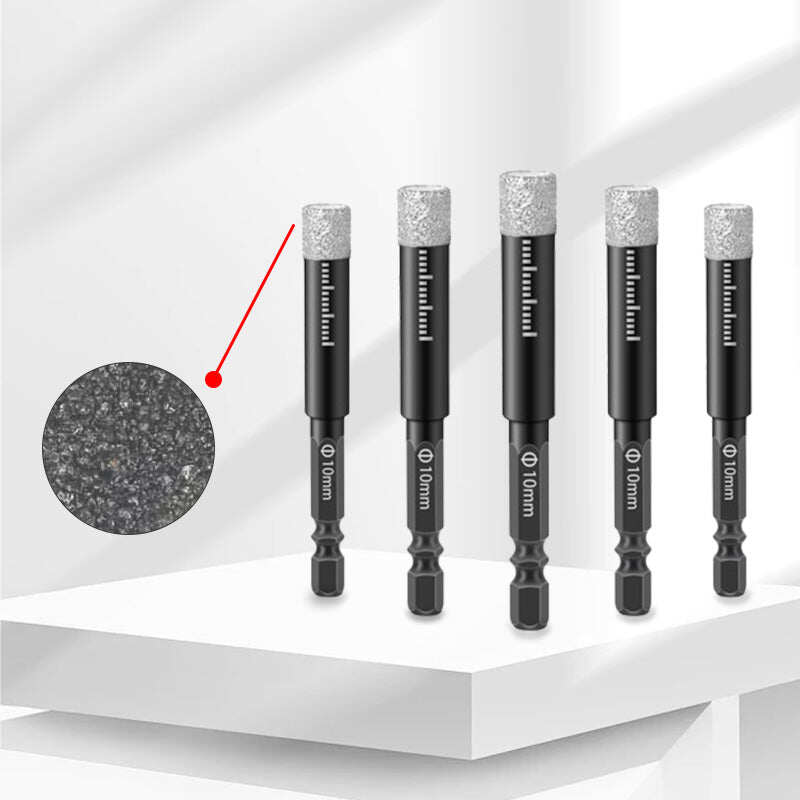 Hex Shank Drill Bits for Marble/Tile/Stone [Full Set]