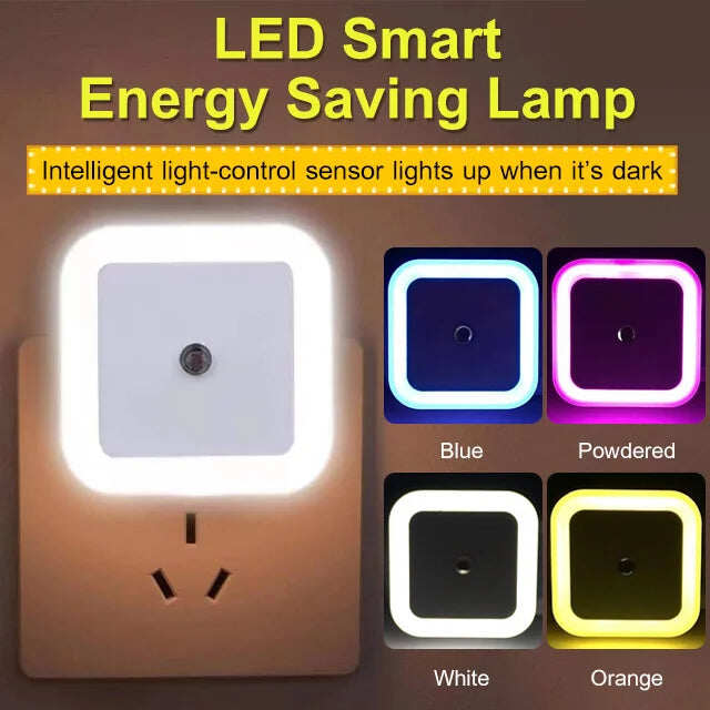 Buy Free Get 1 Free LED Smart Light Control Sensor Energy-saving Lamp